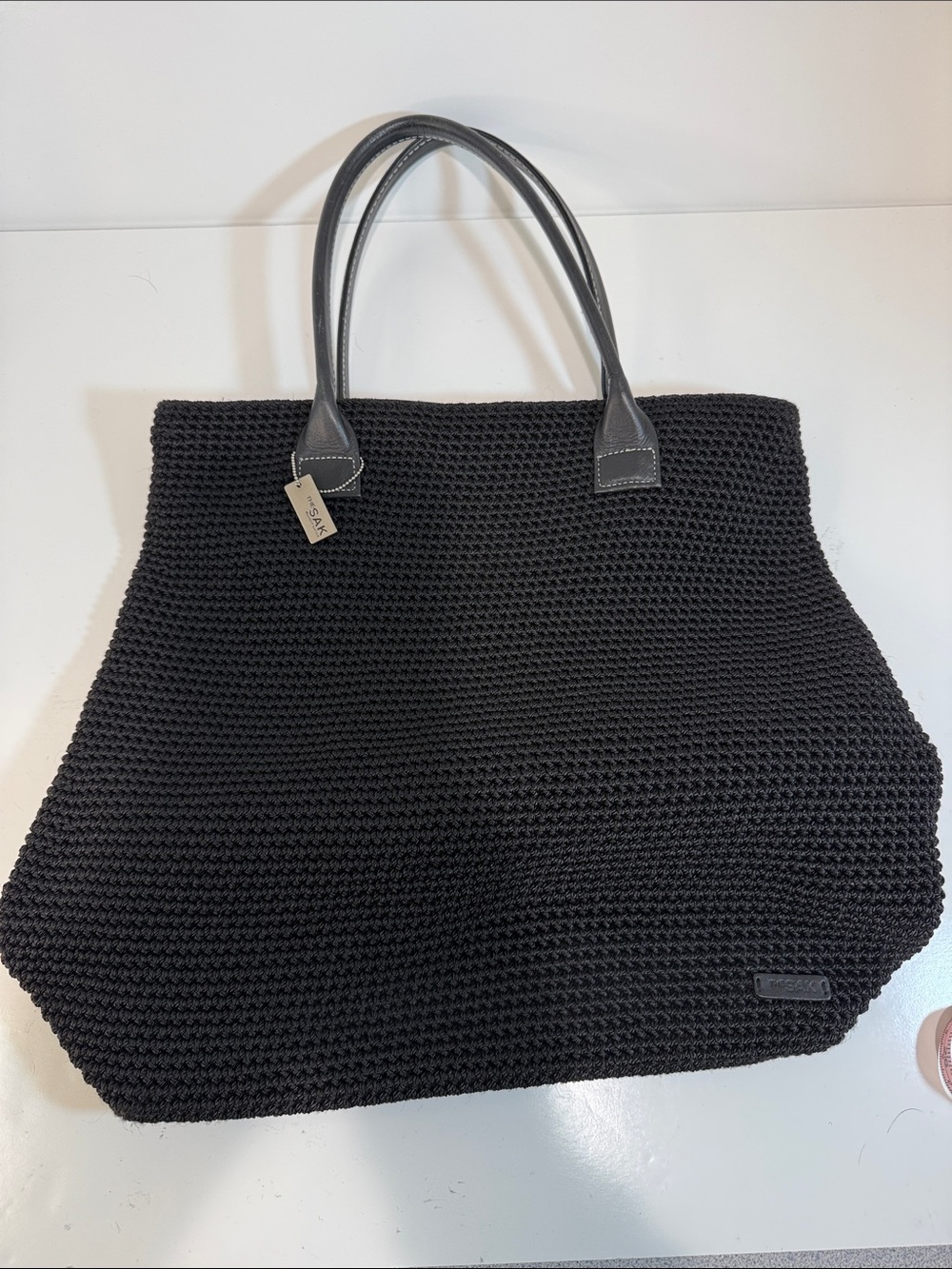 The SAK Elliot Lucca Black Crochet Tote